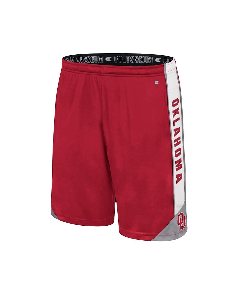 Colosseum Men's Crimson Oklahoma Sooners Haller Shorts