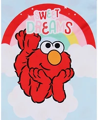 Sesame Street Toddler Girls Elmo Sweet Dreams Long-Sleeve Raglan Nightgown Sleepwear