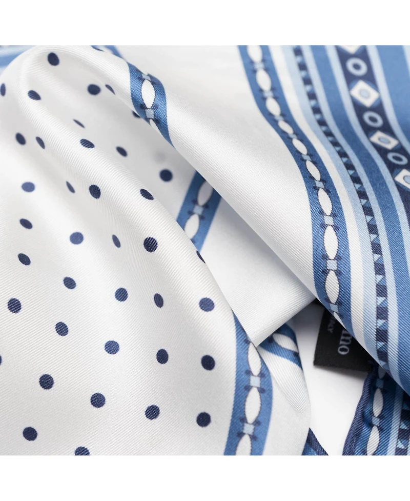 Elizabetta Men's Pois - Silk Pocket Square for Men