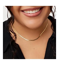 Ana Luisa Herringbone Chain - Ina Mini