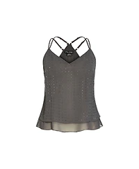 City Chic Plus Size Strappy Nail Top