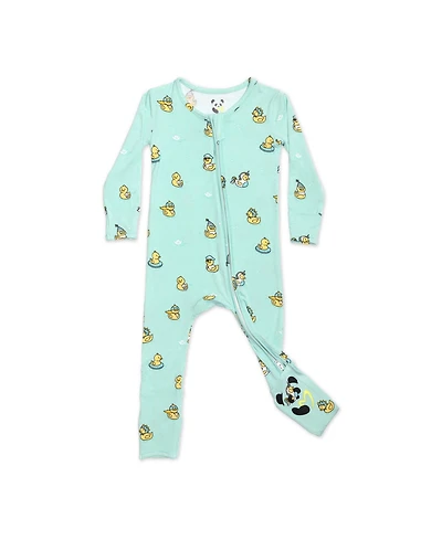 Bellabu Bear Baby Boys or Girls, Rubber Ducky Convertible Footie