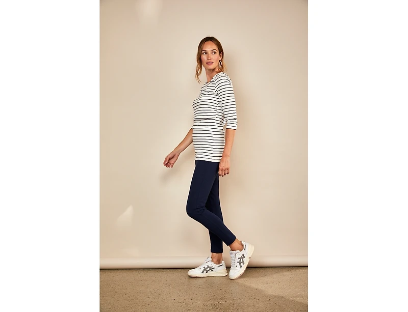 Bshirt Maternity 3/4th Sleeve Nursing Top