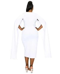 L I V D Plus Naomi Cape Dress