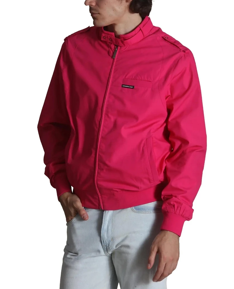 Members Only Men's Classic Iconic Racer Jacket (Slim Fit