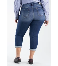 Slink Jeans Plus Denim Mid Rise Boyfriend