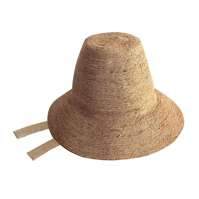 Brunna.co Meg Beige Jute Straw Hat