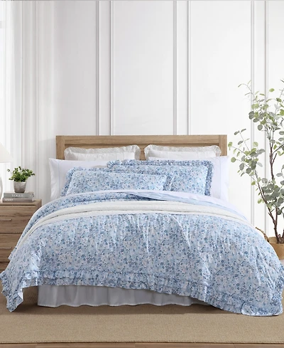 Laura Ashley Quartet Dot 2 Piece Quilt Set, Twin