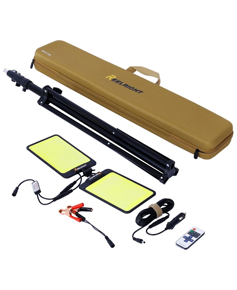 Brighter than the Sun 11,200 Lumen Led Work Light with Adjustable Brightness and Flexible Heads