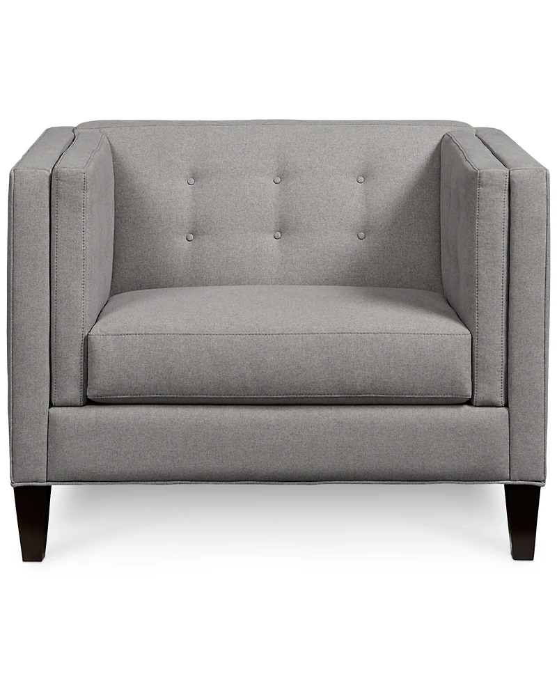 Closeout! Braylei 43" Fabric Armchair, Created for Macy's