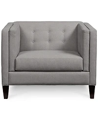 Closeout! Braylei 43" Fabric Armchair, Created for Macy's