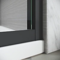 Streamdale Tempered Glass Walk-In Shower Door (56-60" x 62")