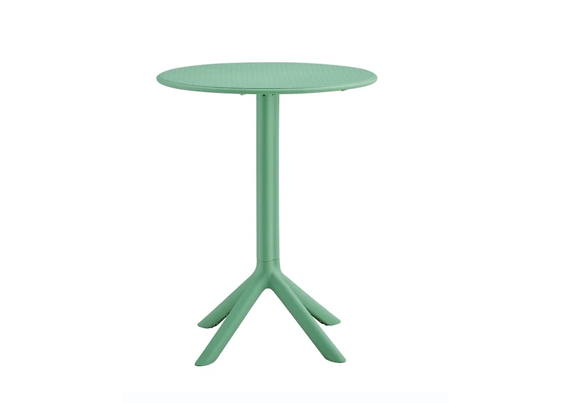 Streamdale Furniture 3 piece plastic arm chair Bistro Grs Premium Ocean Plastic, Green