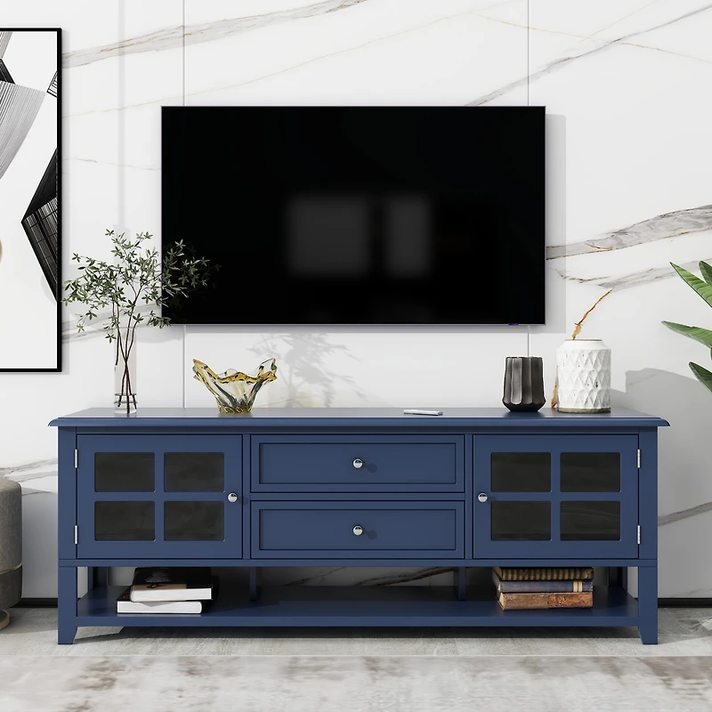 Streamdale Modern Entertainment Center with Storage