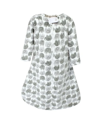 Hudson Baby Baby Boys Hudson Unisex Flannel Sleep Sack with Plush Full-Arm Coverage