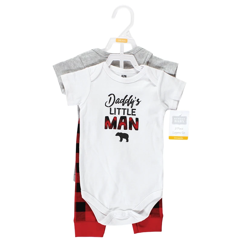 Hudson Baby Boys Cotton Bodysuit and Pant Set