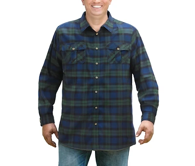 KingSize Big & Tall Signature Plaid Flannel Shirt