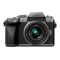 Panasonic Lumix Dmc-G7 Mirrorless Camera with Lumix G Vario 14-42mm Lens, Silver