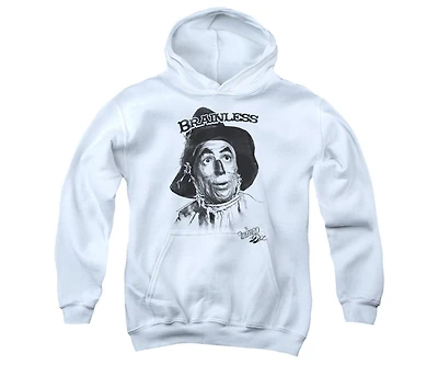Wizard Of Oz Youth Brainless Pull Over Hoodie / Hooded Sweatshirt