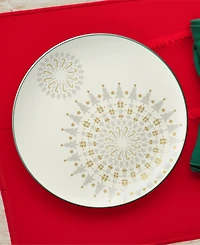 Noritake Dinnerware Set of 4 Colorwave Spruce Holiday Plates