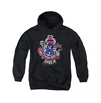 Teen Titans Go Youth Raven Pull Over Hoodie / Hooded Sweatshirt