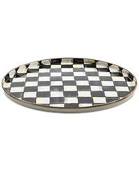 Mackenzie-Childs Enameled Steel Courtly Check Round Tray