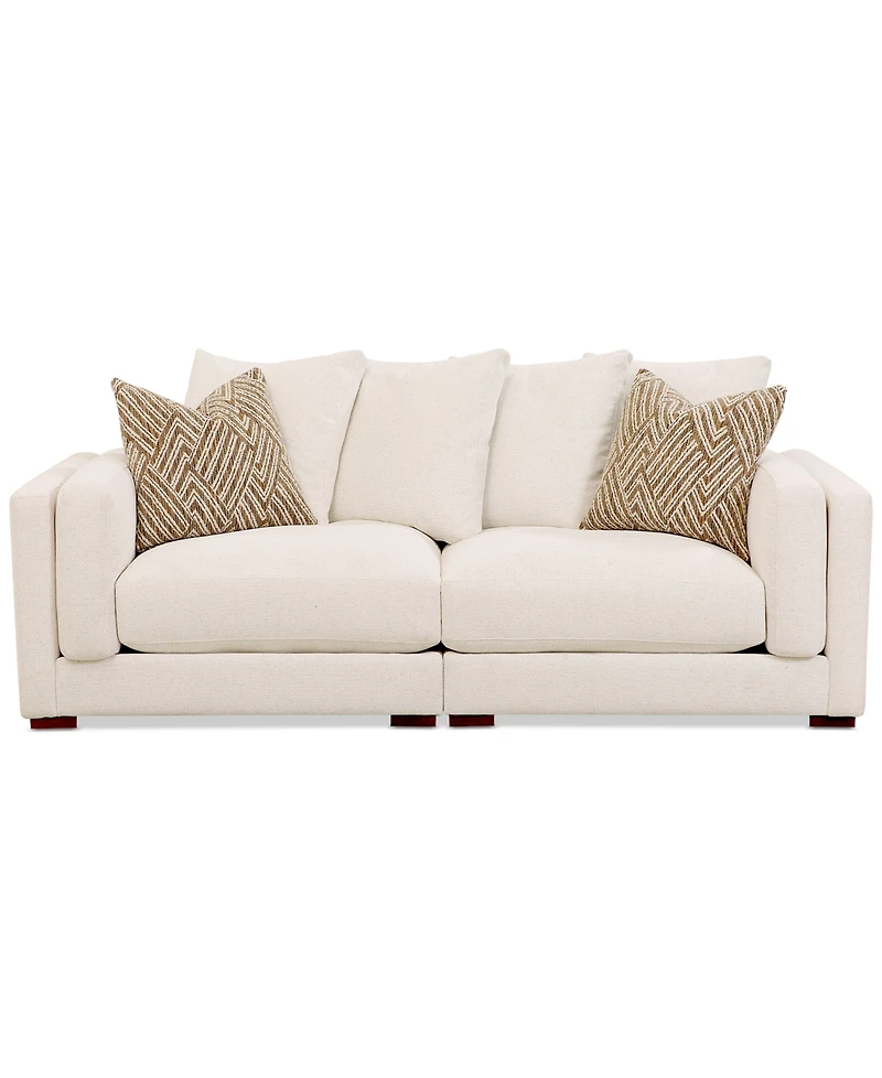 Barlien 2-Pc. Modular Fabric Sofa, Created for Macy's