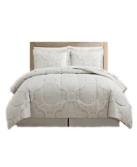 Sunham Neutral Damask 8-Pc. Comforter Set