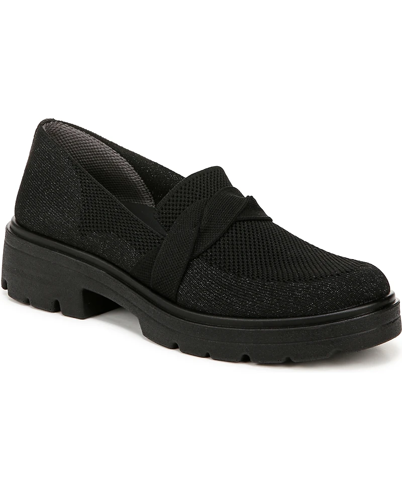 LifeStride Women's Muse Bow Washable Lug Sole Loafers