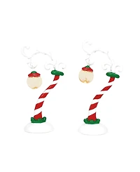 Department 56 Villages Grinch Streetlights, set of 2