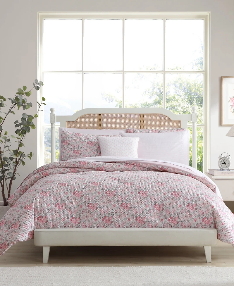 Laura Ashley Quartet 8 Piece Comforter Set