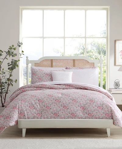 Laura Ashley Quartet 8 Piece Comforter Set