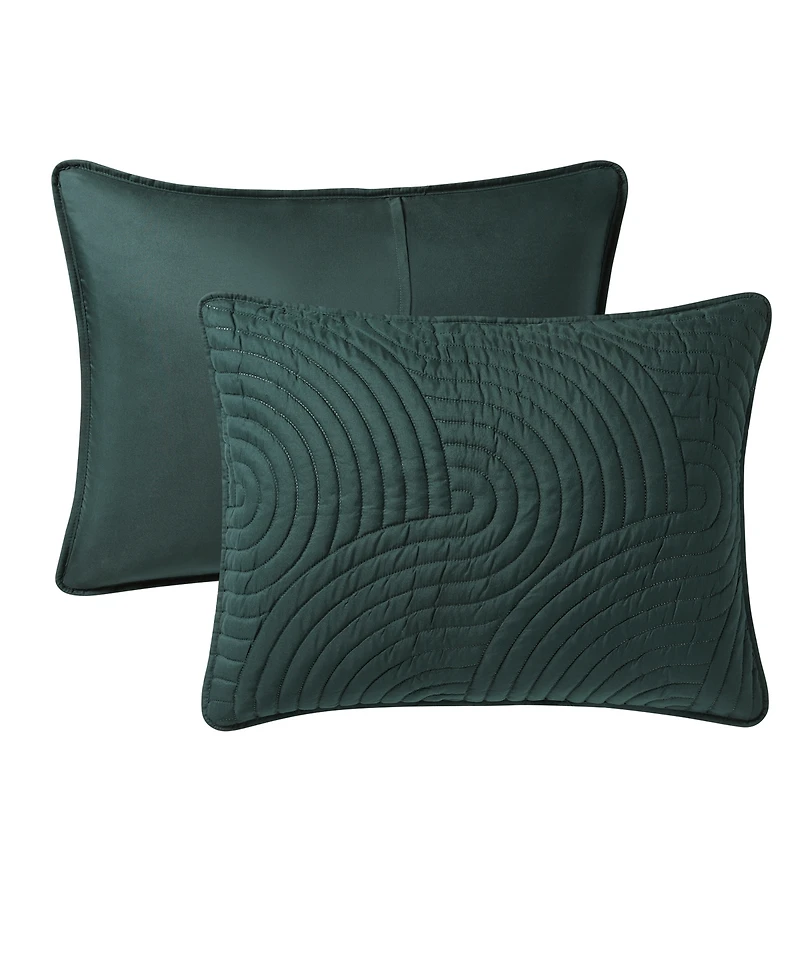 Vcny Home Sands 3-Piece Curved Quilt Set, King