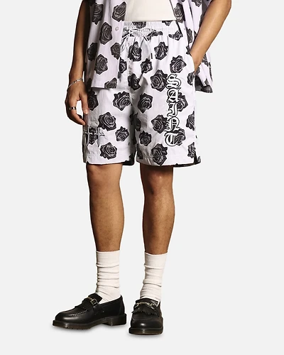 Saint Morta Men's Vintage Rose Beach Shorts