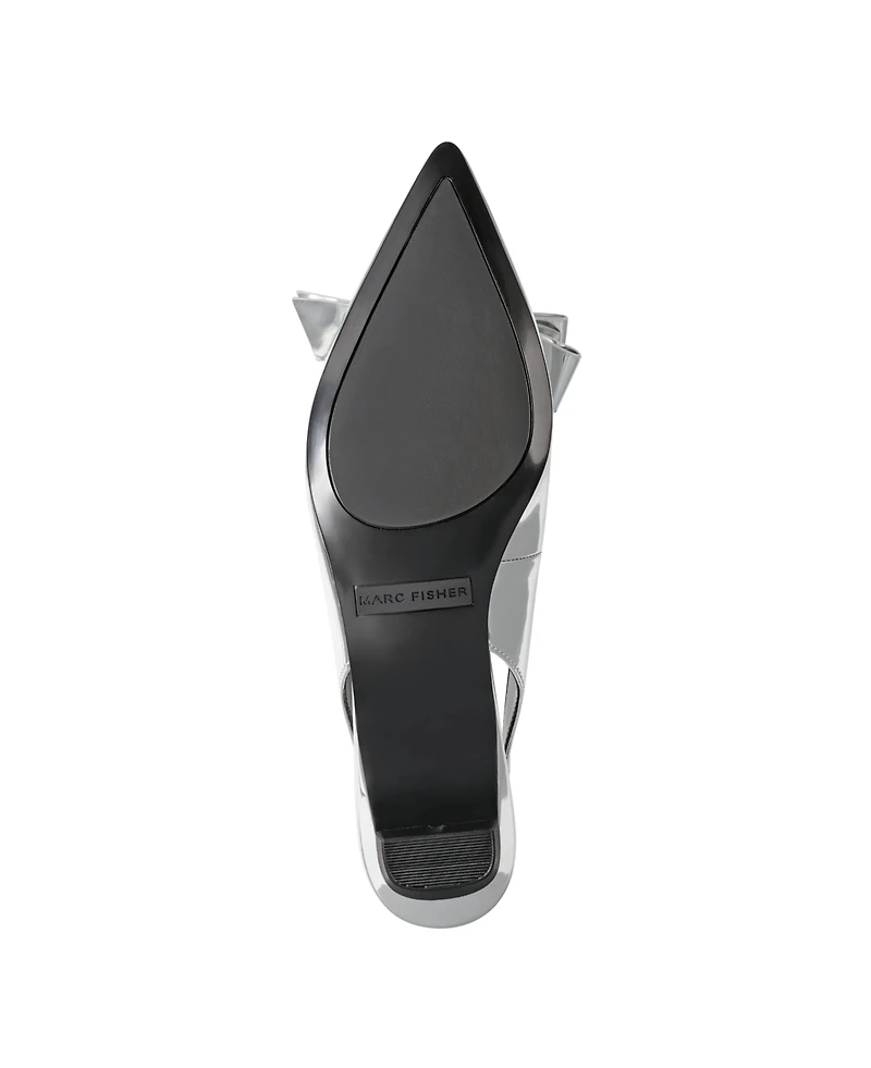 Marc Fisher Women's Kerrey Slingback Pointy Toe Dress Flats