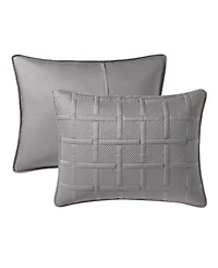 Vcny Home Solid Square 3-Piece Quilt Set