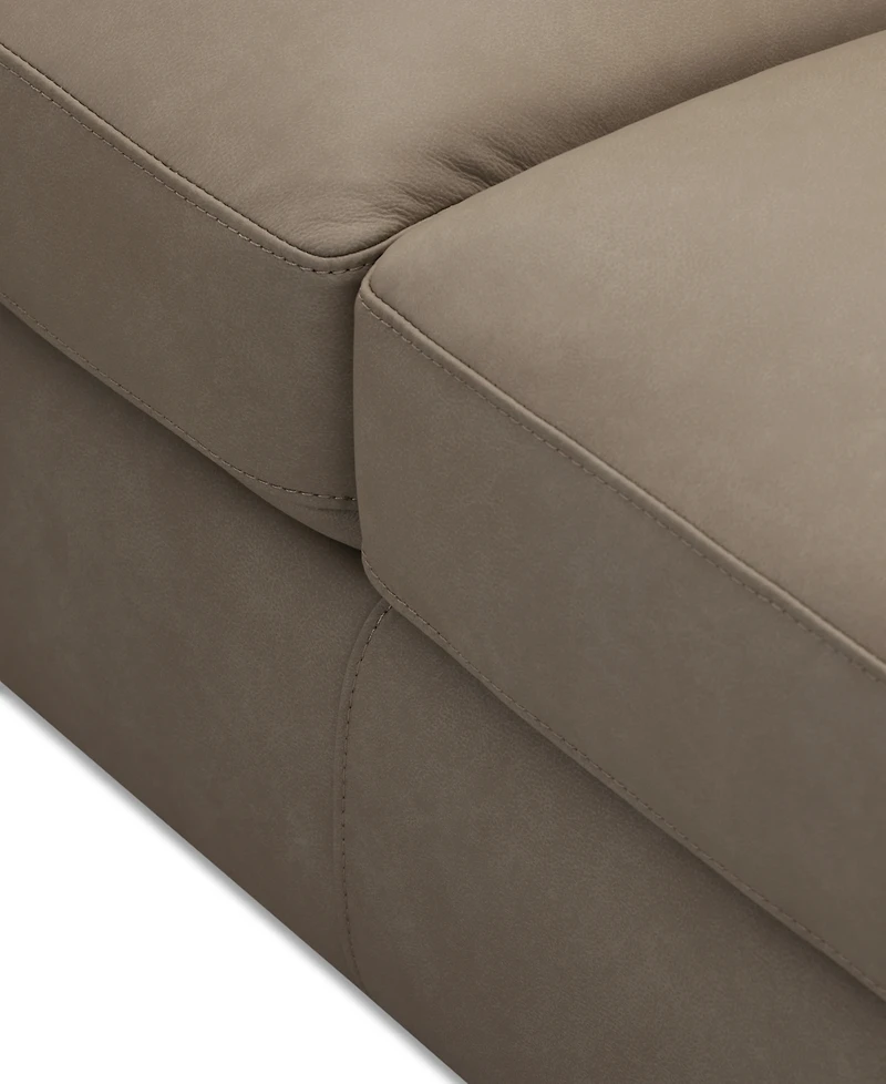Closeout! Kovner 3-Pc. Leather Sectional Dual Sofa & Corner L-Shaped Set, Created for Macy's