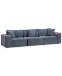 Nycolle 3-Pc. Modular Fabric Sectional, Created for Macy's