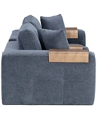 Nycolle 3-Pc. Modular Fabric Sofa with Console, Created for Macy's