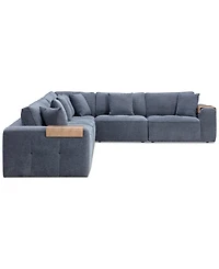 Nycolle -Pc. Modular Fabric L-Shape Sectional