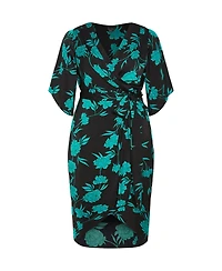 City Chic Plus Kimberly Print Maxi Dress