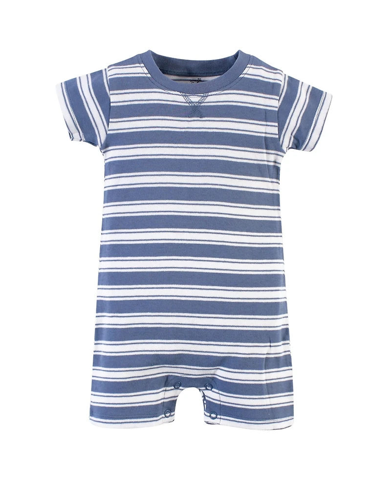 Touched by Nature Baby Boys Natural Cotton Jumpsuits