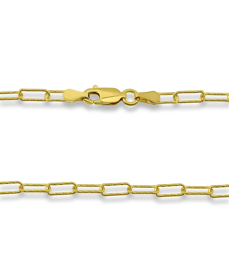 Giani Bernini Paperclip Link 16" Chain Necklace, 18k Gold-Plated Sterling Silver or Silver, Created for Macy's