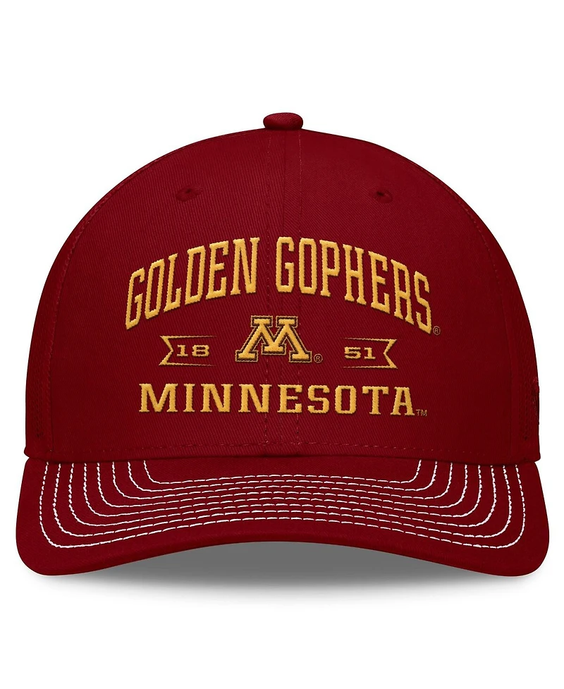 Top of the World Men's Maroon Minnesota Golden Gophers Carson Trucker Adjustable Hat