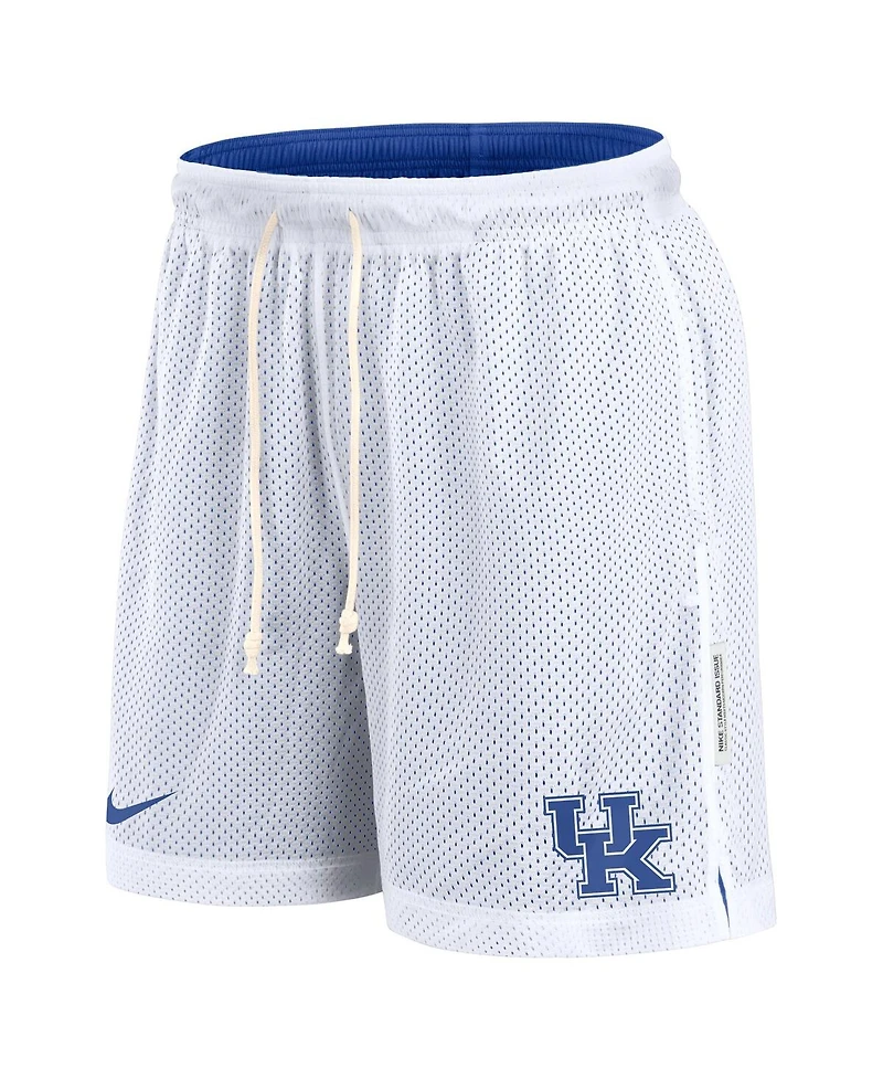 Nike Men's White/Royal Kentucky Wildcats Primetime Reversible Performance Shorts