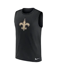 Nike Men's Black New Orleans Saints Blitz Legend Muscle Perform Tank Top