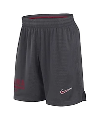 Nike Men's Anthracite Alabama Crimson Tide 2024 Sideline Mesh Shorts