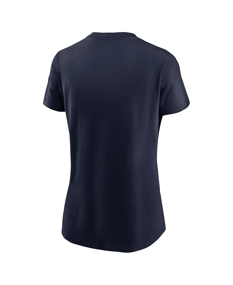 Jordan Women's Navy Michigan Wolverines Primetime Evergreen Logo T-Shirt