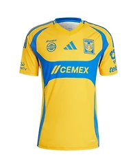 Adidas Men's Gold Tigres Uanl 2024/25 Home Replica Jersey