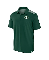 Fanatics Men's Green Green Bay Packers Long Shot Polo Shirt